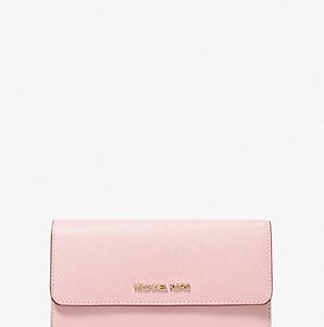 Jet Set Travel Crossgrain Leather Tri-Fold Billetera