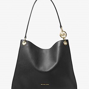 Christina Large Pebbled Leather Shoulder Bag